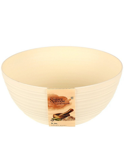 Салатник пластик, круглый, 9.6 см, 2.3 л, Cardamom, Sugar&amp;Spice, SE400110, в ассортименте