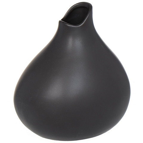 Ваза керамика, настольная, 12 см, Y6-2270, черная