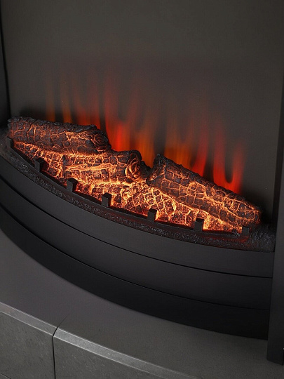 Электрокамин Bronx, Spark, графит с черным, Spark, эксклюзив, сборный портал