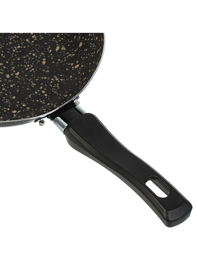 Сковорода алюминий, 18 см, антипригарное покрытие, Vari, HouseLoft, черный гранит, HL14318