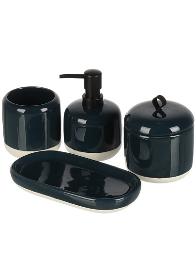 Мыльница настольная, Лазурь, керамика, 20.5x11x2.6 см, BCE0698EA-TR