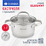 Кастрюля нержавеющая сталь, 1.9 л, крышка стекло, Daniks, Элегант, GS-01338-16CA-2, индукция - фото 10