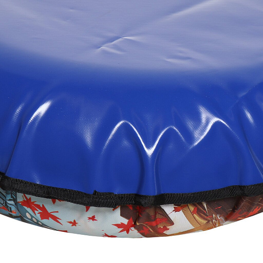 Санки-ватрушка Fani Sani, Red Cars, 80 см, 80 кг, с буксировочным тросом, с ручками, 81093