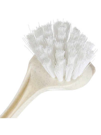 Щетка для посуды, пластик, с прямой ручкая, бежевый флэк, Homver, Malta, 221215427/04