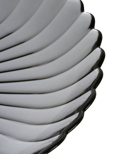 Тарелка обеденная, стекло, 25 см, Магия, ОСЗ, С2436, графит