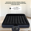 Матрас надувной Intex, 203х152х25 см, 64150ND, насос встроенный, электрический, флокированный, 273 кг - фото 12