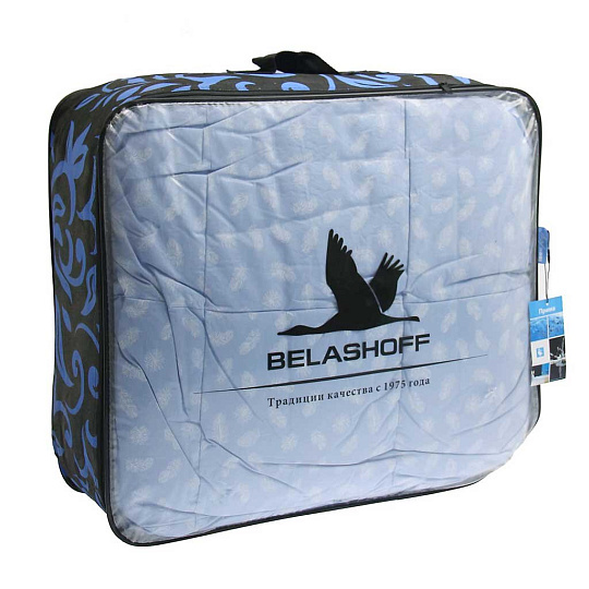 Одеяло Пух, перо Belashoff Прима ОП2-2, чехол хлопок, с кантом, 172х205 см