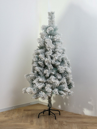 Елка новогодняя напольная, 180 см, Крымская, сосна, хвоя леска, заснеженная, Y4-8417