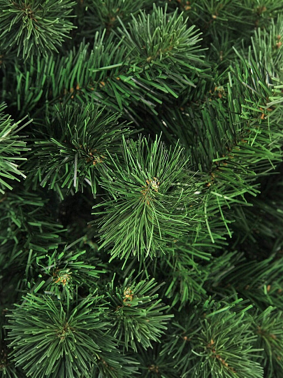 Елка новогодняя напольная, 180 см, Натуральное дерево, ель, зеленая, хвоя ПВХ пленка, P19