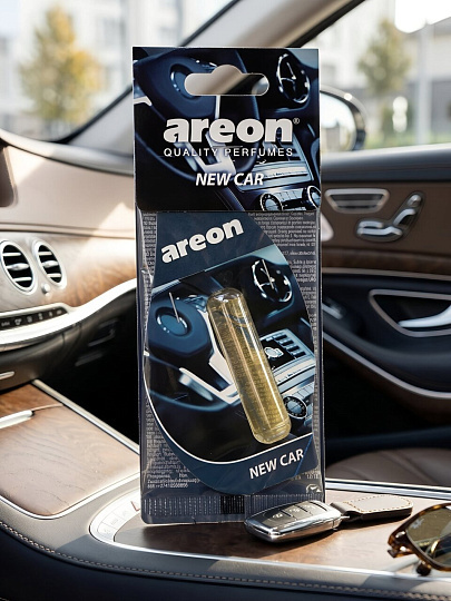 Ароматизатор в машину подвесной, гелевый, Areon, Liquid Новая машина, 5 мл, 704-LR-09