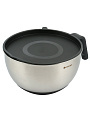 Миска нержавеющая сталь, круглая, 24х14 см, 5 л, с крышкой, Daniks, WT-B2786A- D24 - фото 6