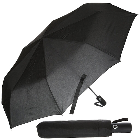 Зонт для мужчин, суперавтомат, 3 сложения, RainDrops, 433850R
