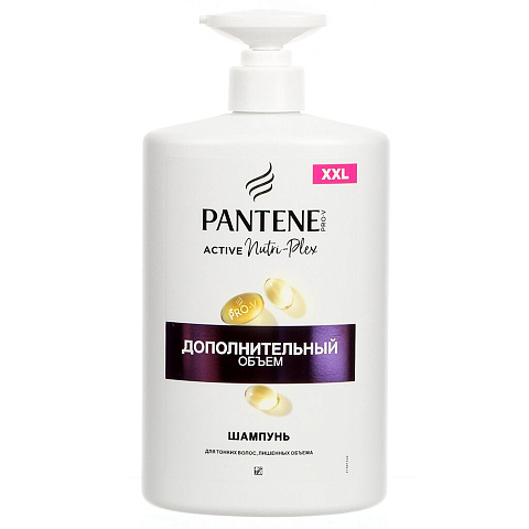 Шампунь Pantene Pro-V, Дополнительный объем, для тонких волос, 900 мл