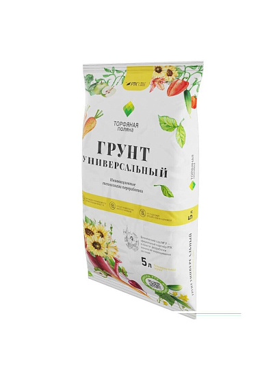 Грунт Торфяная поляна, универсальный, 5 л, РТК