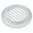 Решетка вентиляционная АВS- пластик, установочный диаметр 100 мм, с сеткой, круглая, с фланцем d100, белая, Event, РК100с - фото 2