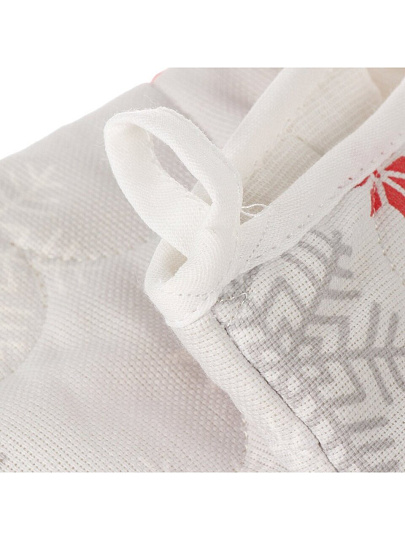 Прихватка-варежка 30х17 см, рогожка, 100%хл, Лесные гномы, 4747