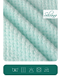 Плед 1.5-спальный, 150х200 см, велсофт жаккард, 100% полиэстер, Silvano, Popcorn, мятный, 150/019-PPC/CL - фото 6