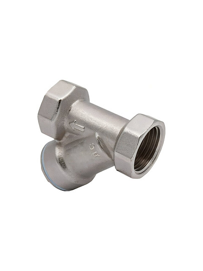 Фильтр косой для воды, 3/4", 45 °, г-г, латунь, AquaLink