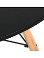 Стол обеденный 73х90 см, МДФ, черный, Фэшн, YTST-001d90-blk - фото 3