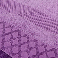 Полотенце банное 70х140 см, 420 г/м2, Геометрия, Silvano, сиреневое, Турция, OZG-18-029-006 - фото 2