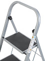 Стремянка 1 секция, 4 ступени, металл, 1.26 м, 150 кг, широкая ступень, WK6018-4A - фото 9