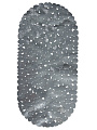 Коврик для ванной, антискользящий, 0.37х0.66 м, ПВХ, серый, Ракушки, Y4-11225 - фото 3