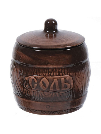 Солонка керамика, 15 см, 1200 мл, Борисовская керамика, Старина, СТР00000319
