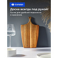 Доска разделочная акация, 30х18х1.6 см, с ручкой, прямоугольная, Daniks, CB36930A - фото 15