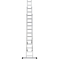 Лестница приставная, 3 секции, 12 ступеней, алюминий, 3 м, 150 кг, Новая высота, NV 1230, 1230312 - фото 2