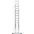 Лестница приставная, 3 секции, 10 ступеней, алюминий, 2.5 м, 150 кг, NV 1230, 1230310 - фото 6