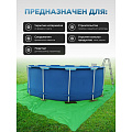 Тент универсальный, 600х500 см, 100 г/м2, TP-100-5-6-GR/SL - фото 5