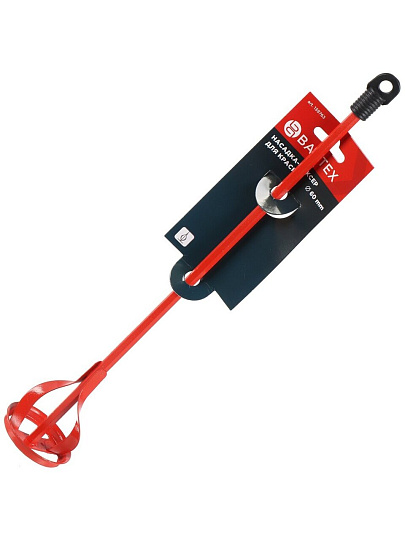 Насадка-миксер для краски, диаметр 60х400 мм, окрашенная, Bartex, 4186