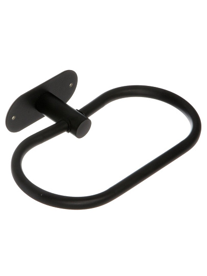 Держатель для полотенец, с кольцом, чер, Y4-9915