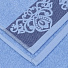 Полотенце банное 70х140 см, 100% хлопок, 420 г/м2, Медальон, Silvano, синее, Турция, D52-5261-70 - фото 4