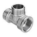 Тройник 3/4&amp;quot;, г-ш-ш, латунь, AquaLink