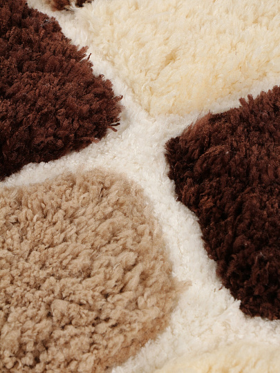 Коврик для ванной микрофибра, 0.5Х0.8 м, бело-бежевый камень, Silvano, Лиона