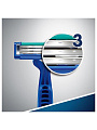 Станок для бритья Gillette, Blue Simple3, для мужчин, 3 лезвия, 4 шт, одноразовые, BLI-81631554 - фото 5