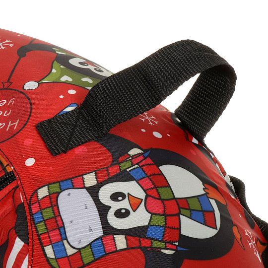 Санки-ватрушка Fani Sani, Пингвин, 80 см, 80 кг, с буксировочным тросом, с ручками