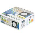 Светильник встраиваемый GX53, квадратный, обьемный, черный, General Lighting Systems, GCL-GX53-H38-MA-BLACK - фото 3