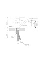Смеситель для раковины, Cronwil, с картриджем, CP036-45 - фото 5
