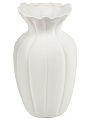 Ваза керам, настольная, 12х25 см, Маргаритка, бел, Y4-11041