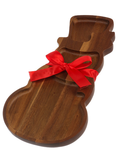 Менажница, акация, 32*17*2 см, with silk ribbon, Daniks, PS61332AJ3