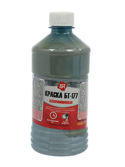 Серебрянка ВИТ, БТ-177, битумная, универсальная, глянцевая, 0.5 л