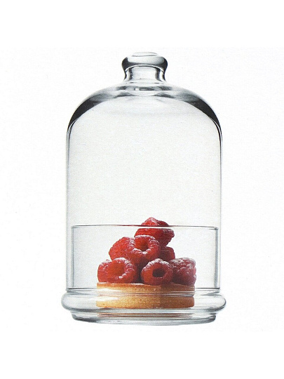 Блюдо стекло, круглое, 11.5х11.5х19 см, с крышкой, Патиссери миди, Pasabahce, 96889