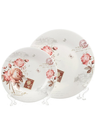 Сервиз столовый стеклокерамика, 13 предметов, на 4 персоны, Olaff, Жозефина, 197-21022