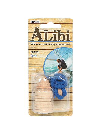 Ароматизатор в машину подвесной, бочонок, Azard, Alibi FRESCO Бриз, FS-16