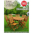 Мебель садовая Green Days, Просто и удобно, дерево, стол, 150х90х74 см, 6 стульев, 80 кг, DS-DT03-1 - фото 14