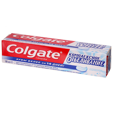 Зубная паста Colgate, Комплекс отбеливающая, 100 мл
