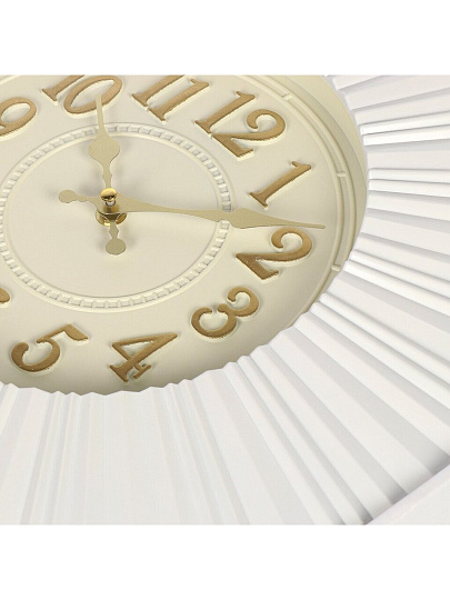 Часы настенные, кварцевые, 40.3 см, тихий ход, круглые, полимер, Y4-6879