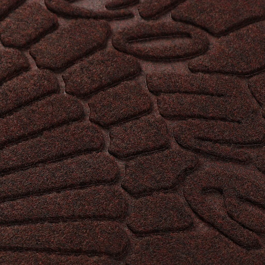 Коврик грязезащитный придверный, 40х60 см, коричневый, SUNSTEP™, Velour, 37-941